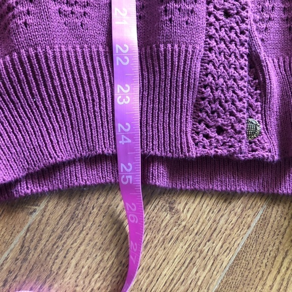 Vintage Southern Lady knit & embroidered button up Cardigan sweater in size L - Picture 5 of 6